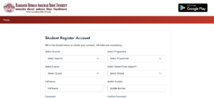BRABU BA/B.Sc/B/Com Admission Form 2026-30